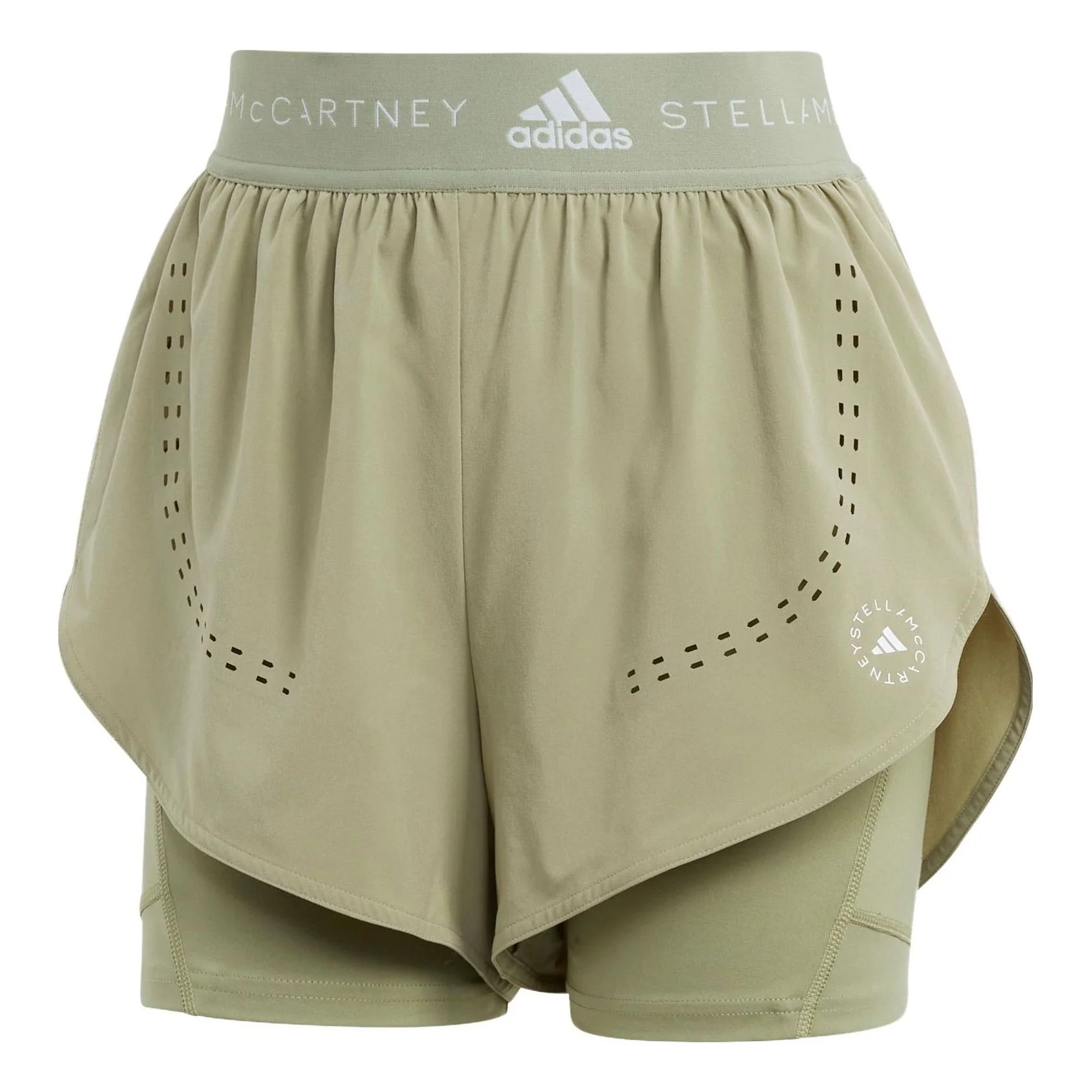 (WMNS) adidas Truepurpose Two-in-one Shorts 'Olive Green' HS0985
