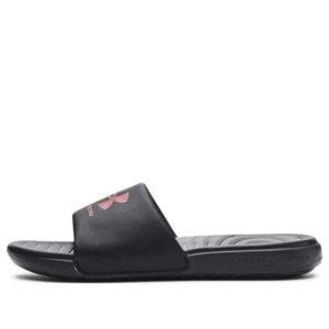 (WMNS) Under Armour Ansa Fixed Slide 'Black Pink Elixir' 3023772-007