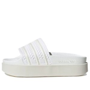 (WMNS)adidas Adilette Bonega Slides 'Triple White' GY0886