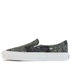 Vans Kith x Vault OG Classic Slip-On LX 'Bandana - Scarab' VN0A45JK6CF