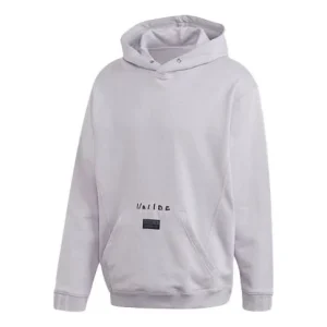adidas Alphabet Printing Loose Sports Pullover Purple GD9306