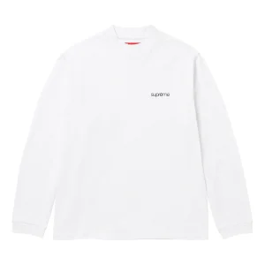 Supreme Mock Neck L/S Top 'White' SUP-FW23-259