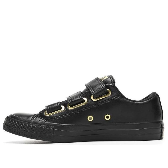 (WMNS) Converse Chuck Taylor All Star Ctas 3V OX 'Black Gold' 559906C