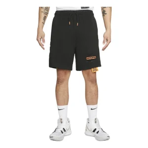 Nike SS22 Dri-FIT Printing Straight Loose Shorts Black DH6724-352