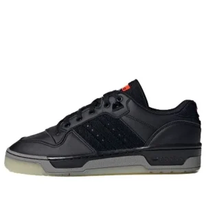 (WMNS) adidas Rivalry Low 'Core Black Solar Red' FW4276
