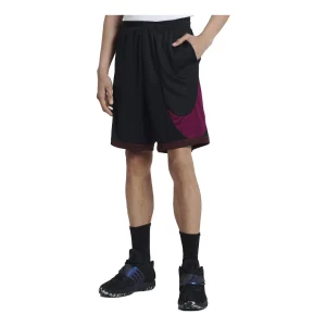 Nike Dri-fit- 3.0 Basketball Shorts 'Black Burgundy Sangria' DH6763-011