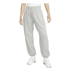 (WMNS) Nike Sportswear Club Oversized Fleece Sweatpants 'Grey' DQ5801-063