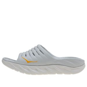 HOKA ONE ONE Recovery Slide2 'Lunar Rock Radiant Yellow' 1099673-LRRY