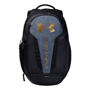 Under Armour Hustle 5.0 Backpack 'Black Gold' 1361176-004