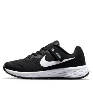 (GS) Nike Revolution 6 FlyEase 'Black White' DD1113-003