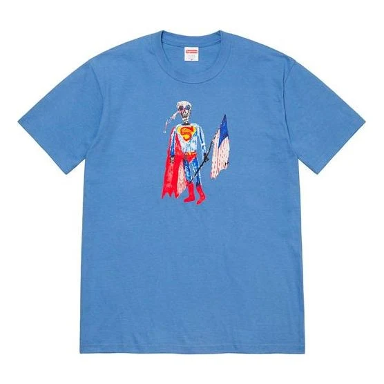 Supreme Week 1 Skeleton Tee T SUP-SS21-417-BLU
