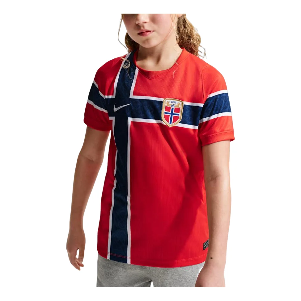 (GS) Nike Norway National Team 2026 Stadium Home Dri-FIT Soccer Jersey 'Chile Red White' IB5150-673