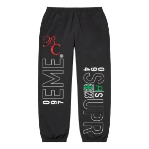 Supreme x Bernadette Corporation Track Pants 'Black White' SUP-SS23-230
