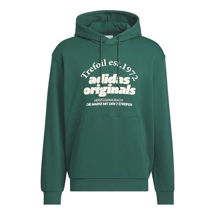 adidas Originals Graphic Hoodies Asia Sizing 'Green' JE3486