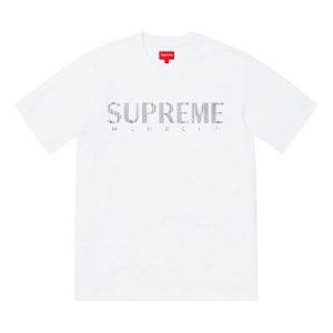 Supreme SS19 Gradient Logo Tee White Logo Tee SUP-SS19-738