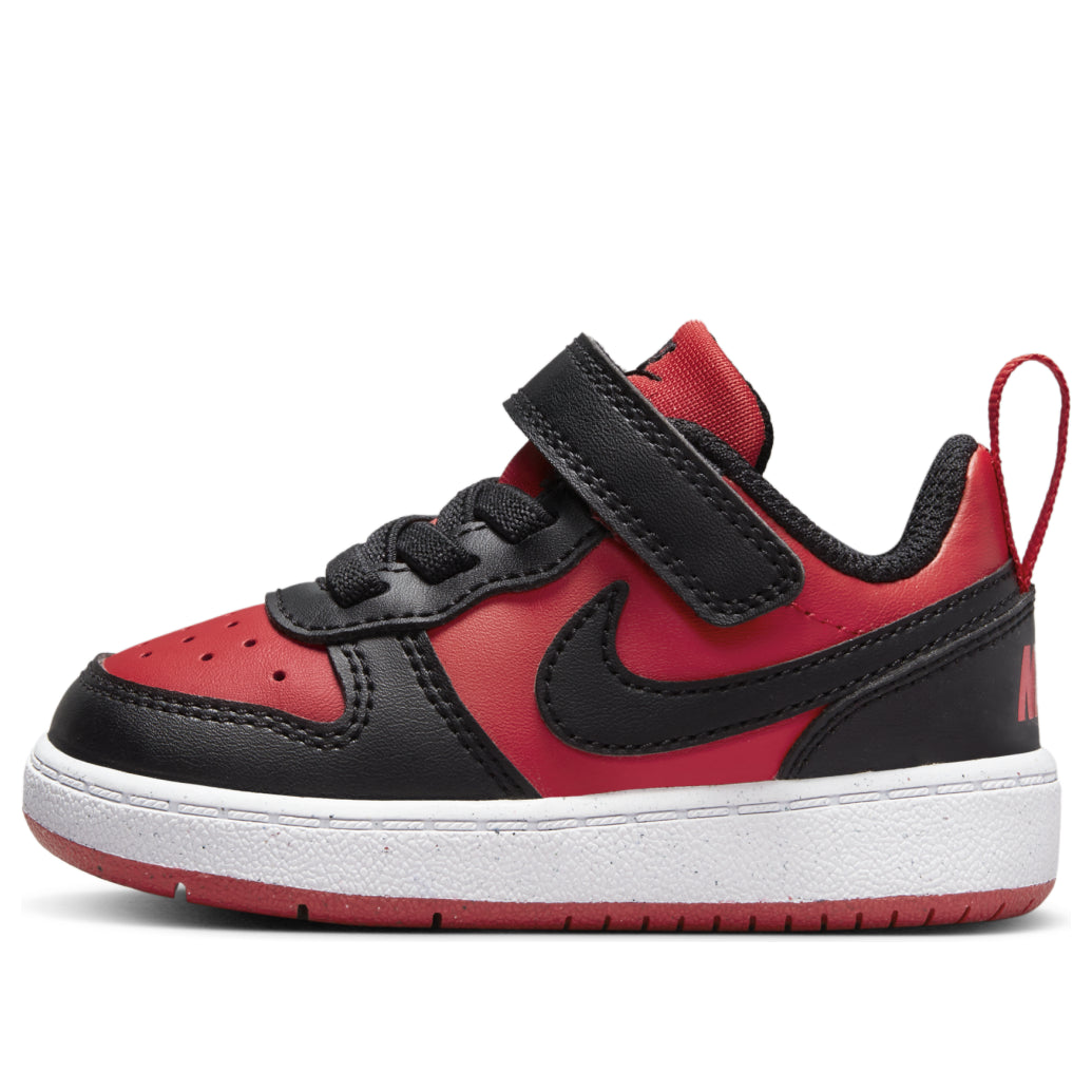 (TD) Nike Court Borough Low Recraft 'Black University Red' DV5458-600