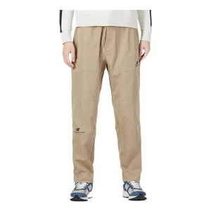 New Balance Logo Casual Pants Asia Sizing 'Khaki' 5TC44383-BEI