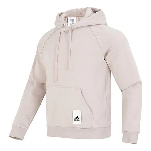 adidas LOUNGE FLEECE HOODIE 'Wonder Taupe' IA9341