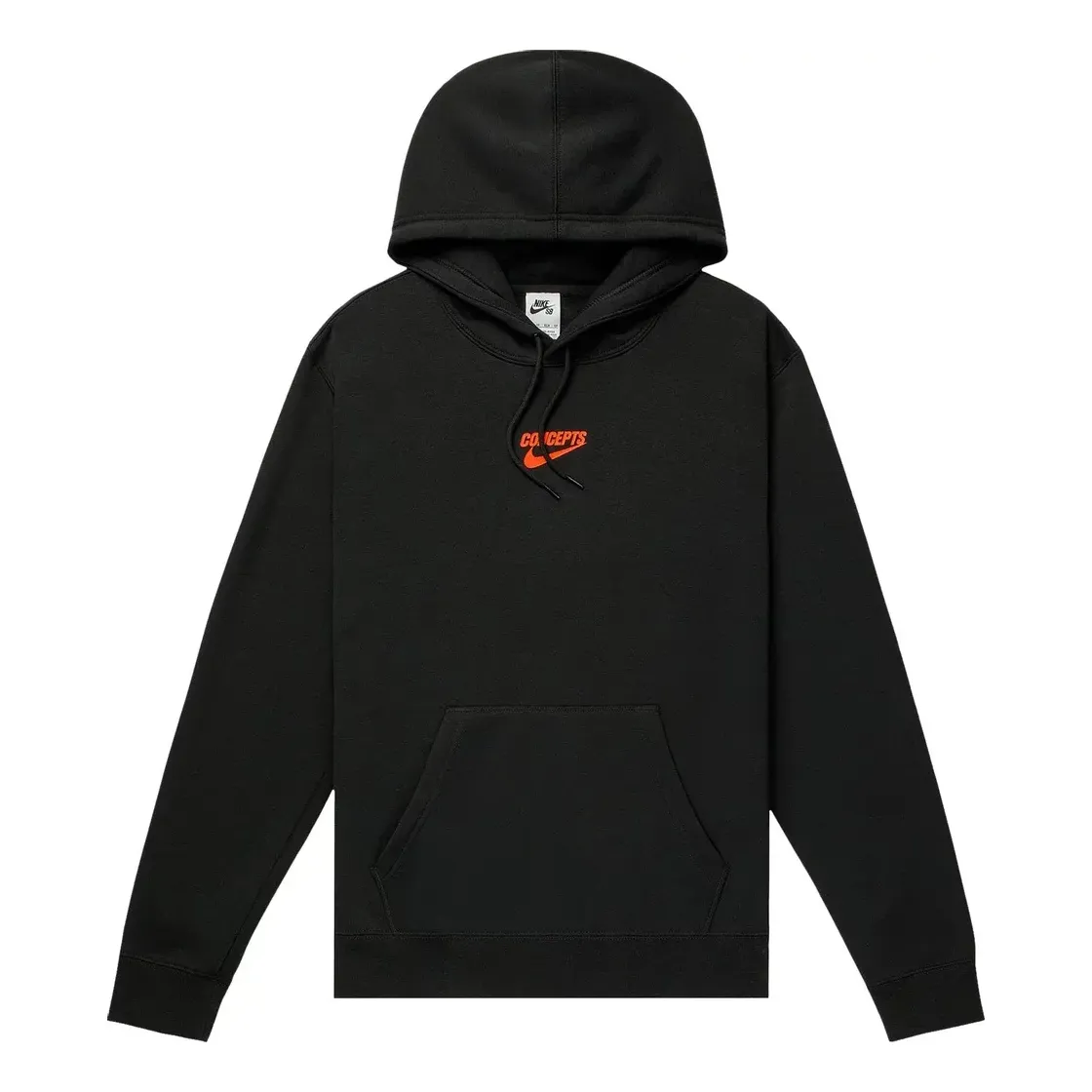 Nike SB x Concepts Fleece Hoodie 'Black Orange' DH2927-010