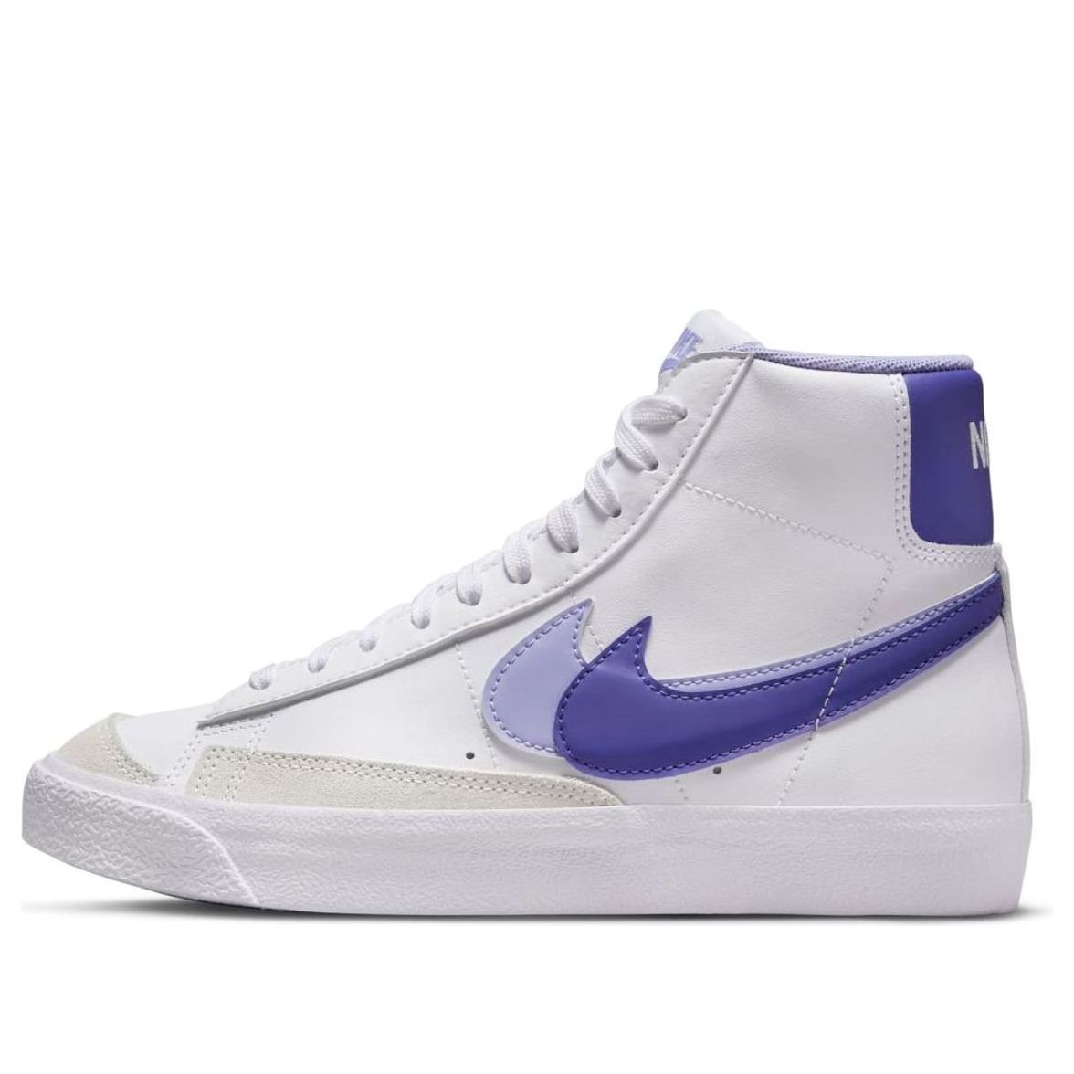 (GS) Nike Blazer Mid '77 SE 'Double Swoosh - Purple' DZ4458-100