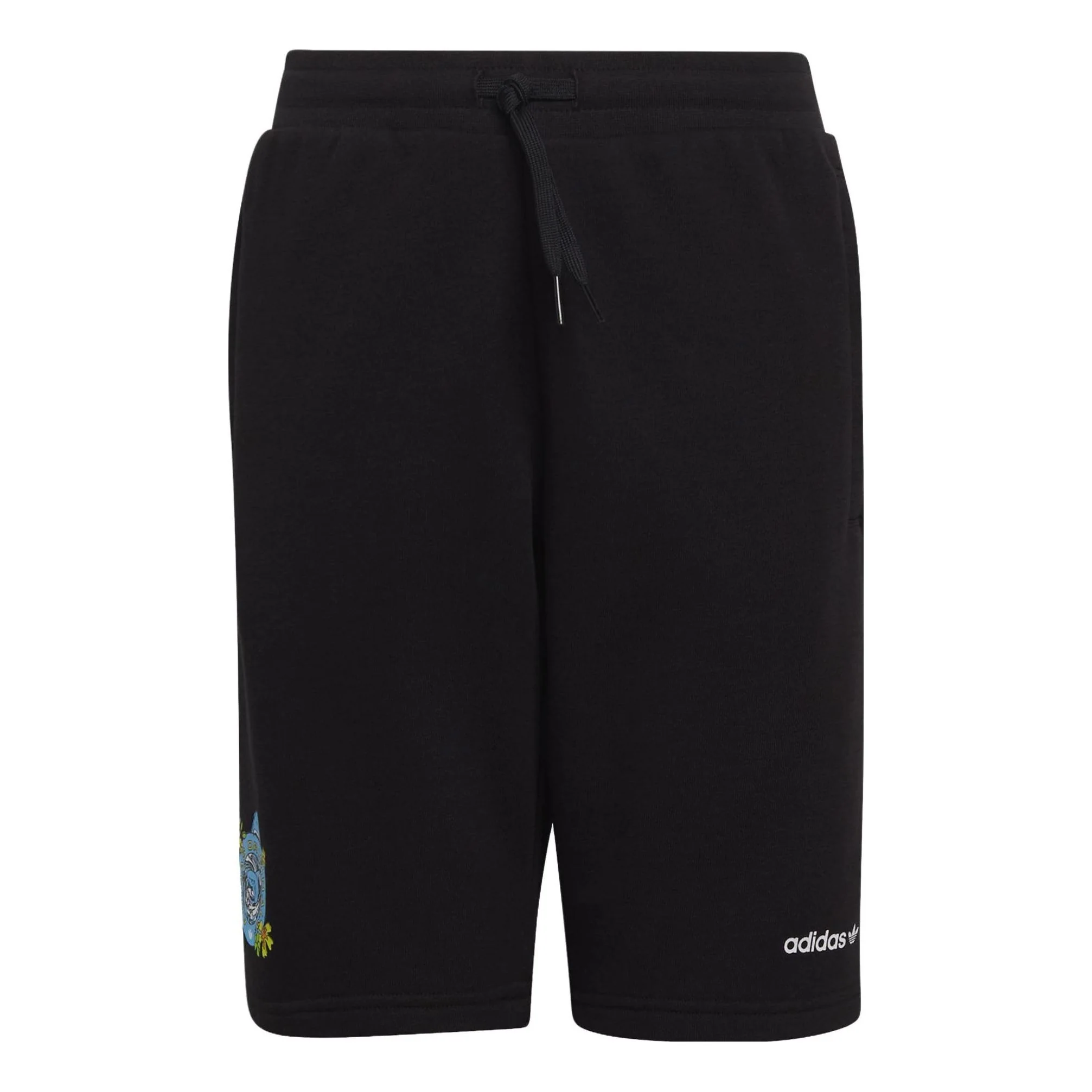(GS) adidas Graphic Stoked Beach French Terry Shorts 'Black' HF7447