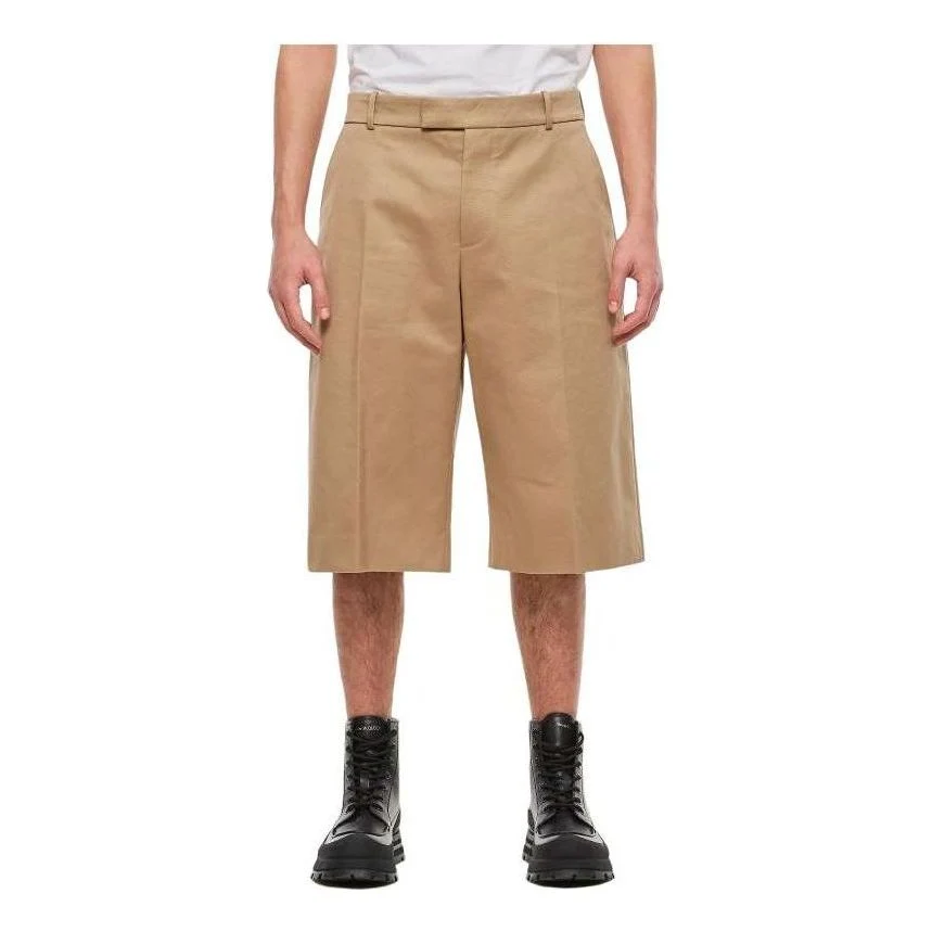 Alexander McQueen Cotton Trousers 'Tan' 774215-QSAAN-9730