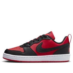 (GS) Nike Court Borough Low Recraft 'University Red Black' DV5456-600