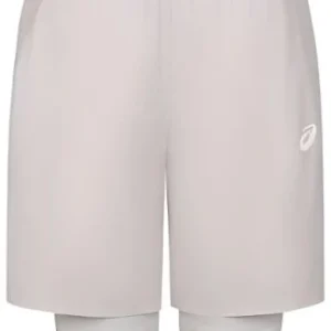 ASICS Road 2-N-1 7" Short Running Short 'White Sage' 2031E663-020