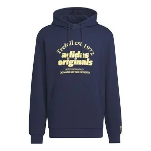 adidas Originals Graphic Hoodies Asia Sizing 'Navy' JE3487