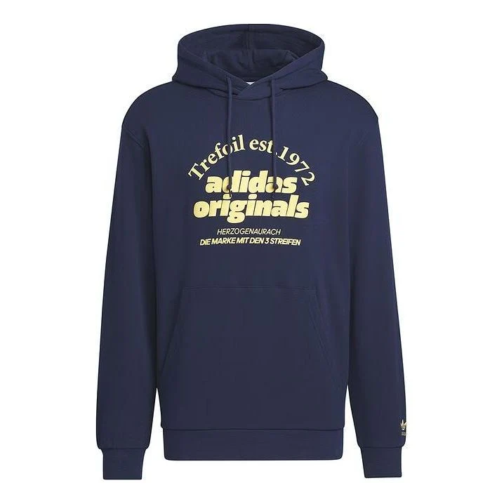adidas Originals Graphic Hoodies Asia Sizing 'Navy' JE3487
