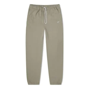 Men's Nike Logo Embroidered Bundle Feet Casual Solid Color Sports Pants/Trousers/Joggers Gray CW5460-320
