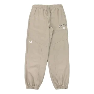 (WMNS) Converse Chuck Taylor All Star Drawstring Pants Asia Sizing 'Beige' 10024887-A01