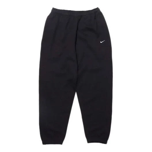 Nike Lab Solid Color Thermal Track Pants For Men Black DA0330-010