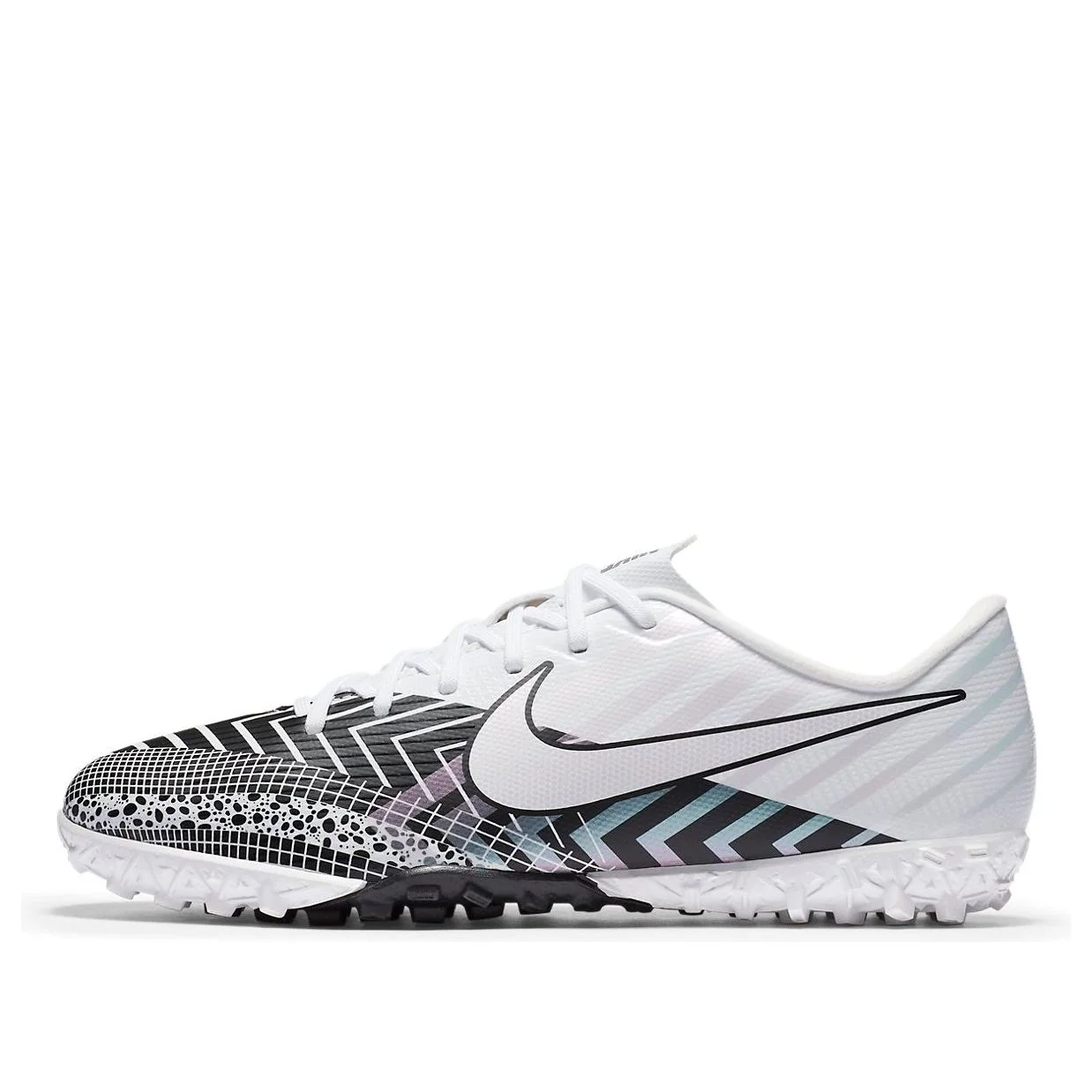 (GS) Nike Jr. Mercurial Vapor 13 Academy MDS TF Turf Sport Shoes K Black/White CJ1178-110