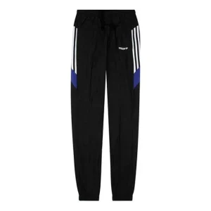 adidas originals Zipper Bundle Feet Fleece Lined Sports Pants Black BS2284