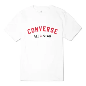 Converse All Varsity Graphic T-Shirt Asia Sizing 'White' 10023260-A01