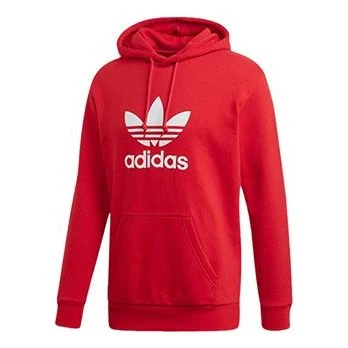 adidas originals New Men'S Trefoil Pullover Red DX3614