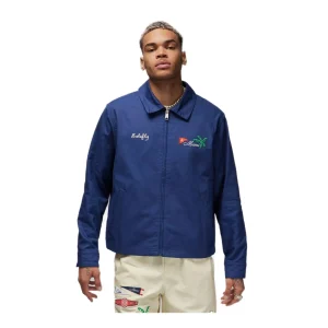 Air Jordan x SoleFly Coaches Jacket 'Blue' FQ3804-410