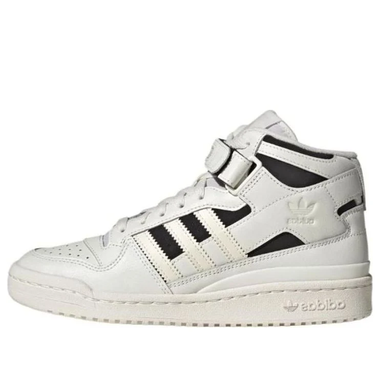 (WMNS)adidas Original Forum Mid 'Off White Cream White Black' H06453
