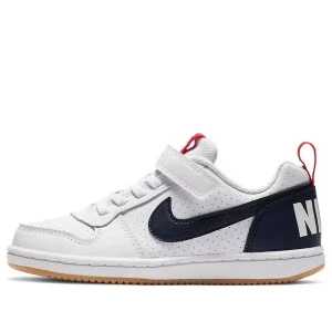 (PS) Nike Court Borough Low 'White Red Blue' 870025-105