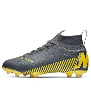 (GS) Nike Mercurial Superfly 6 Elite FG 'Grey Opti Yellow' AH7340-070