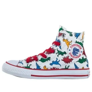 (GS) Converse Chuck Taylor All Star High 'Dinoverse Print' 663636C