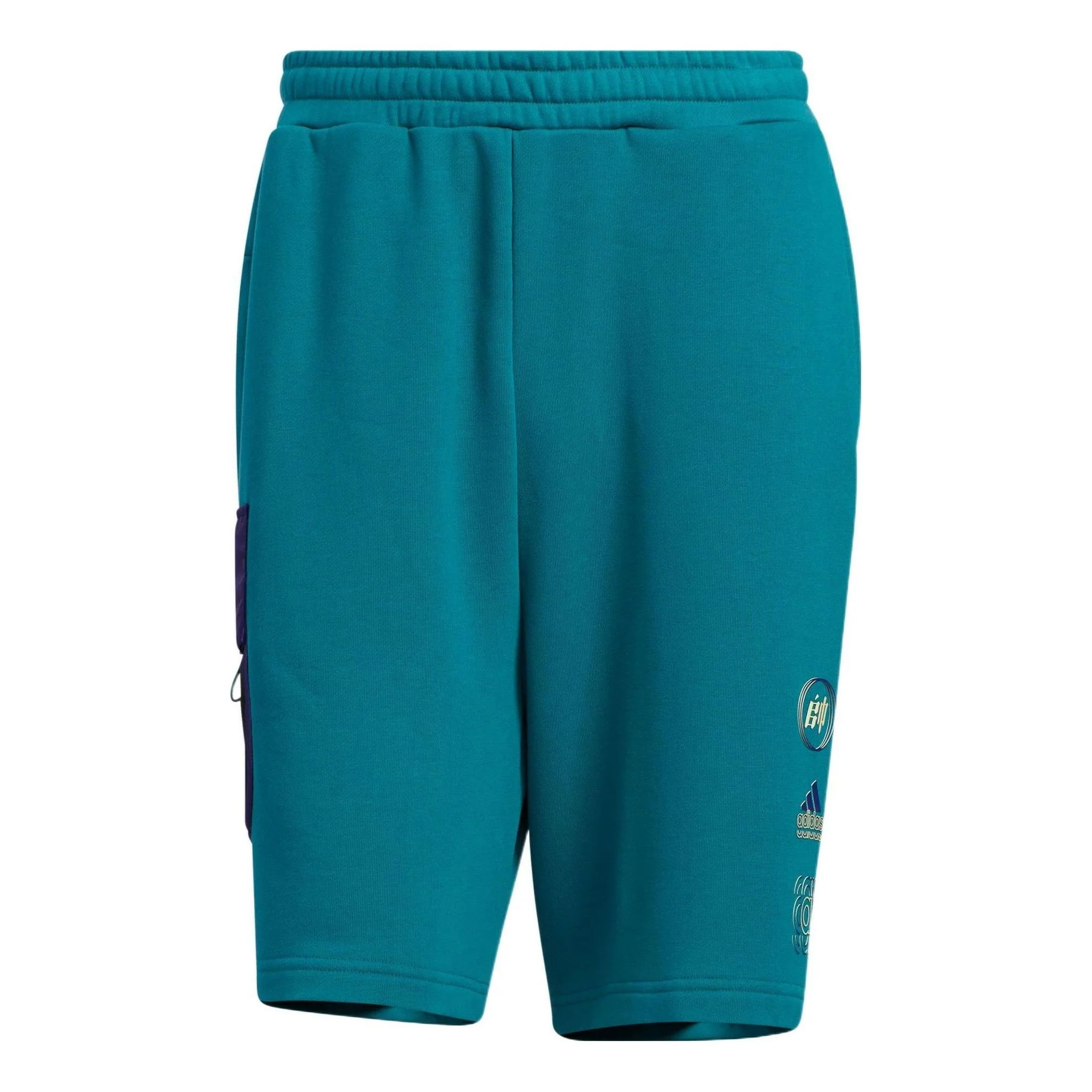 adidas ST Graphic knitted Shorts 'Teal' HE7443