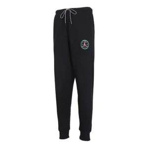 Air Jordan Winter Utility Fleece Lined Bundle Feet Casual Sports Long Pants Black CT3496-010
