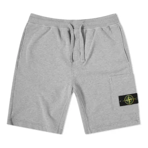 STONE ISLAND Bermuda Cargo Shorts 'Melange Grey' 741564651-V0M64