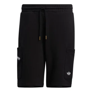 adidas originals x Disney Crossover Manga Short 2 Strawberry Bear Embroidered Sports Shorts Black HD9081
