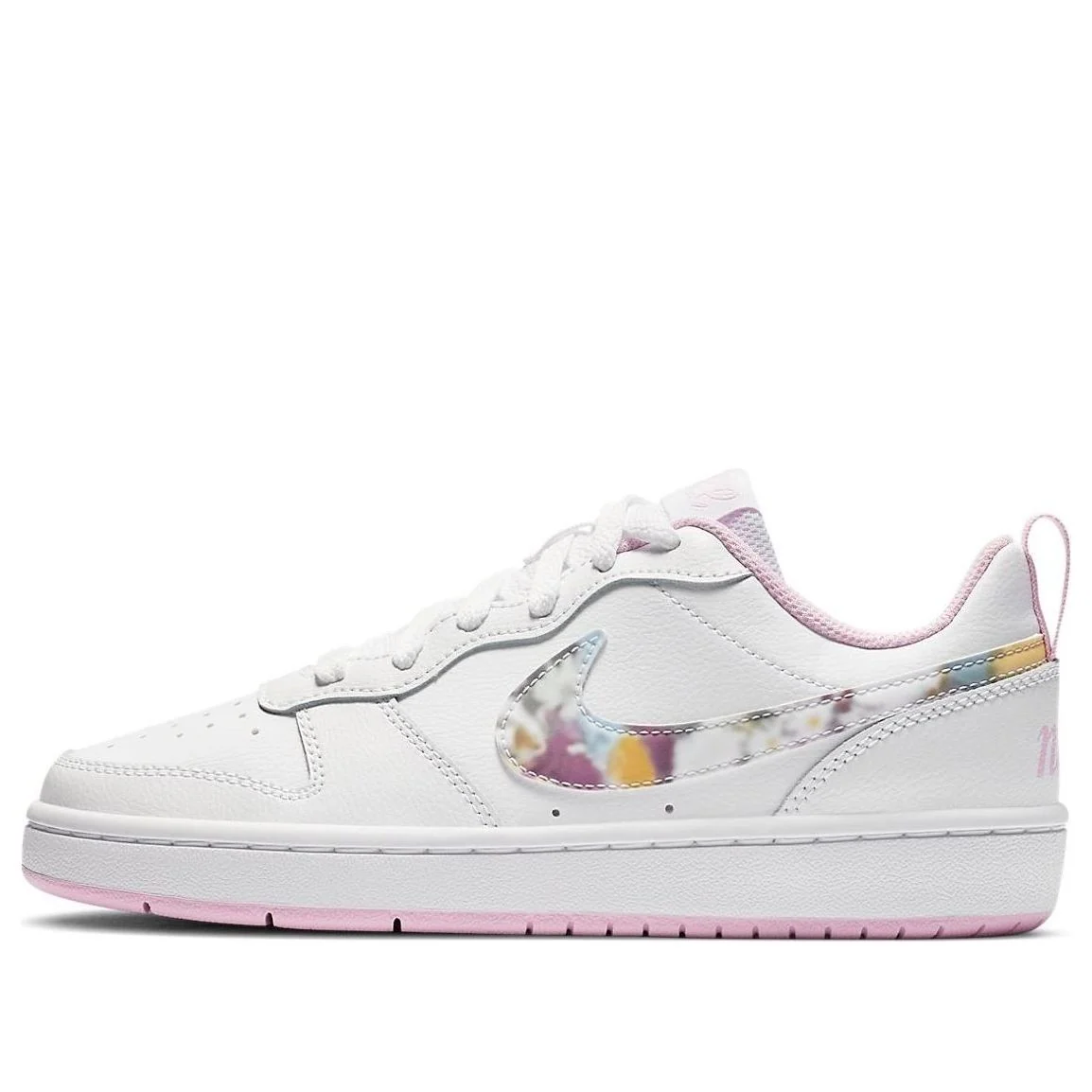 (GS) Nike Court Borough Low 2 SE 'Floral Swoosh' CK5426-100