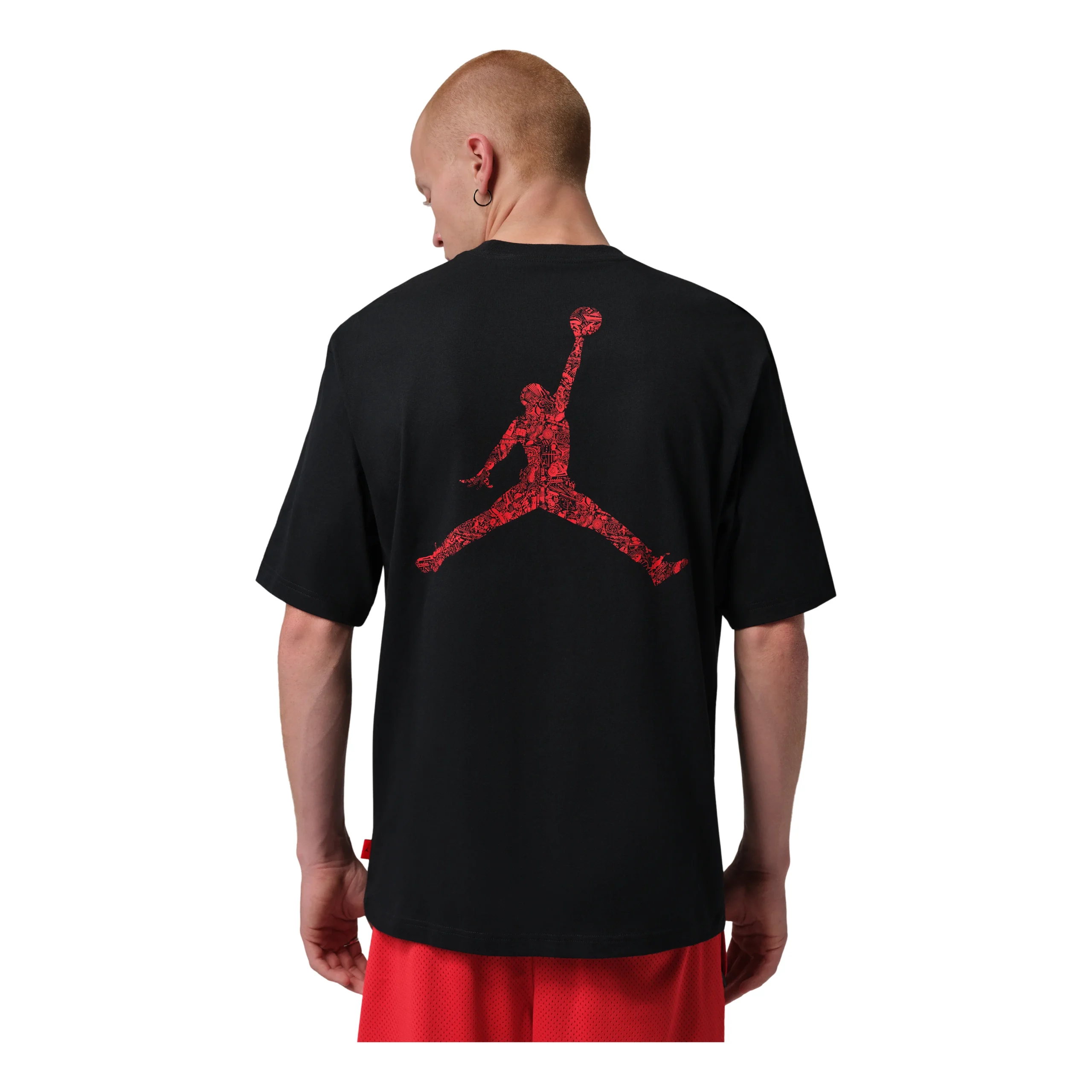 Jordan Brooklyn T-Shirt 'Black University Red' IM9999-010