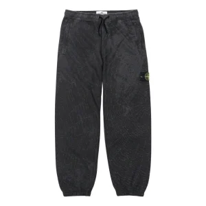 Supreme x STONE ISLAND FW23 Week10 Sweatpants 'Black' SUP-FW23-173