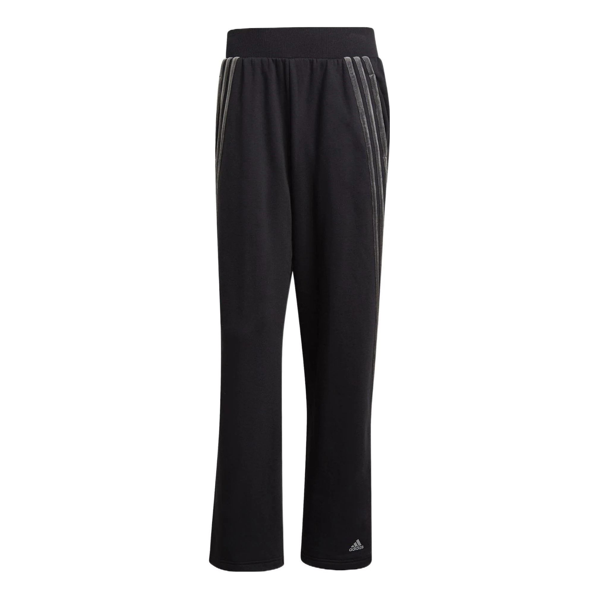 (WMNS) adidas Wide Pants Asia Sizing 'Black' H25081